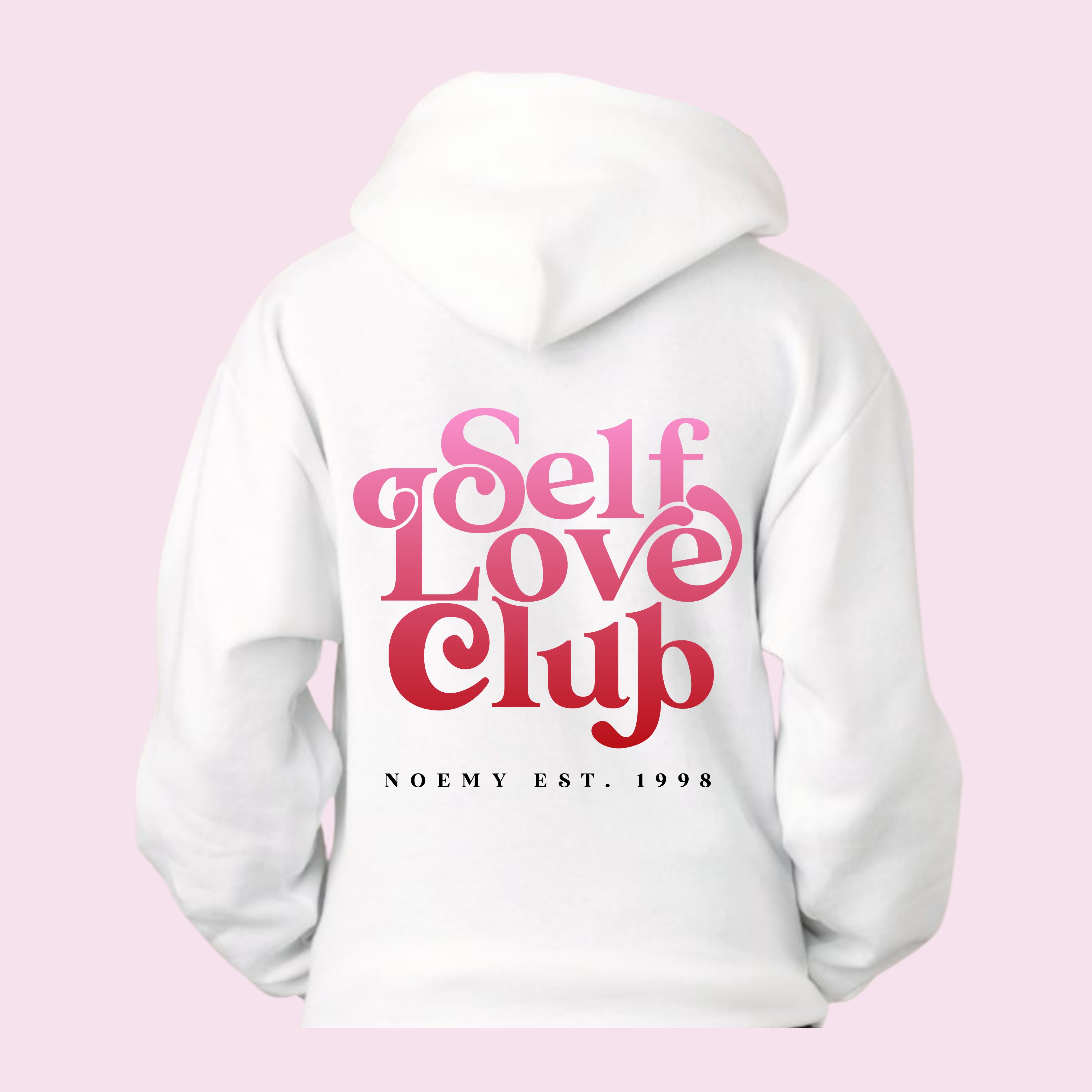 SELF LOVE CLUB OMBRE HOODIE